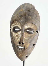 MC1092  Superbe masque miniature Lukwakongo Lega Bwami Mask Congo Rdc