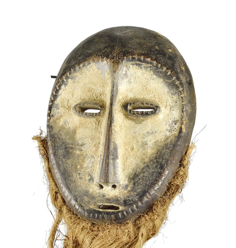 MC1551 Beau masque barbu Lega African mask Congo RDC