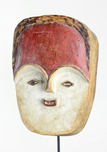 MC2247 Gabon Rare masque d’initiation Vuvi bicolore Tsogho mask