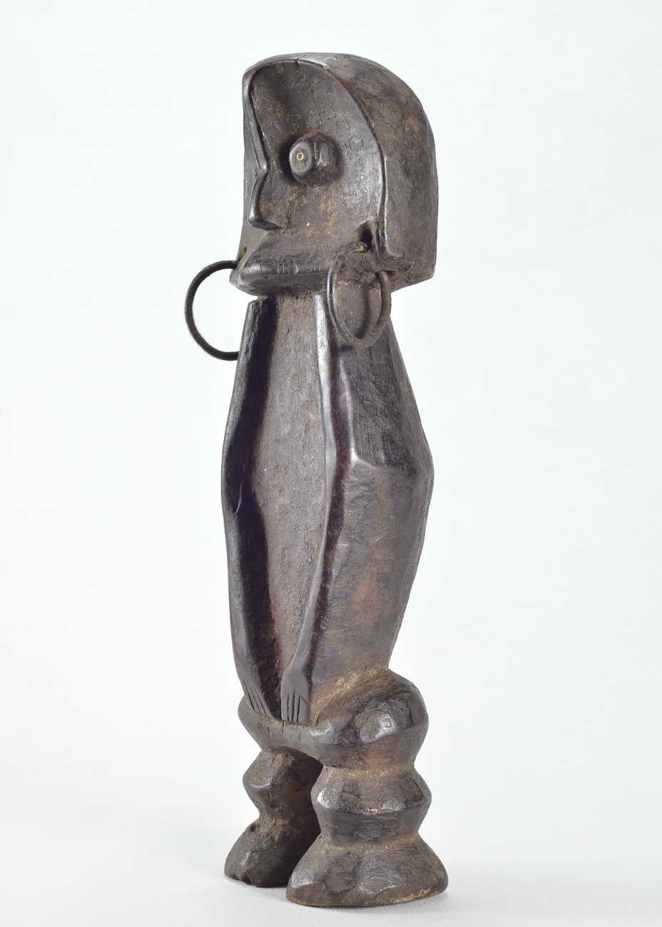 Statue Azandé Ancienne - Art Tribal Africain Du Congo/Zaïre - Bois, 35 Cm - Période XIXe Ou Avant