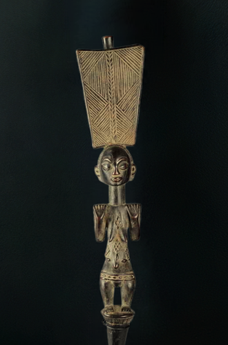 MC1134 Luba Congo Kibango Bâton de Chef Sceptre Canne Regalia Scepter