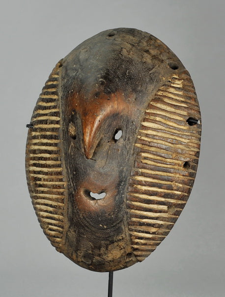 SOLD / SOLD! Zoomorphic mask PERE Bapere Zoomorphic Mask Congo DRC MC1148
