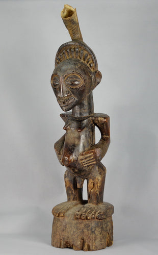 SOLD / SOLD! MC1521 Large Fetish 98cm SONGYE Belande Nkishi Power Figure Statue 