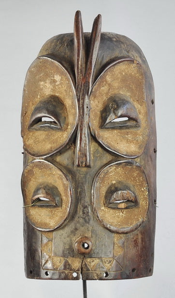 SOLD / SOLD! MC1109 Zoomorphic owl mask BEMBE CONGO zoomorphic Owl mask