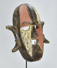 MC1684 Beautiful Boa Pongdu warrior mask from Congo Warrior Mask