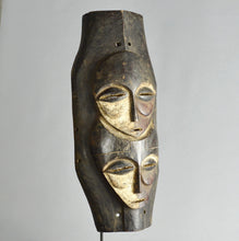 MC1673 Superbe masque double Komo Kumu Nsumbu Mask Congo