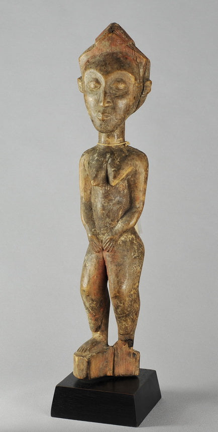 SOLD / SOLD! MC1252 Ancient statue BAOULE Blolo Bian or Asye Usu Baule figure