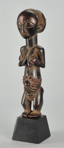 VENDU / SOLD ! MC1386 Délicate statuette LUBA orientaux Congo Rdc cute figure