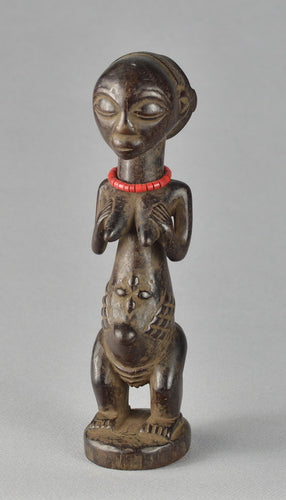 VENDU / SOLD ! MC1554 Jolie statuette féminine Luba Cute Female Figure Congo Rdc