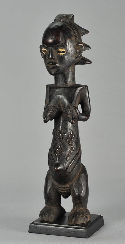 SOLD / SOLD! MC1136 Delicate statue LUBA SHANKADI Congo DRC Exquisite female figure