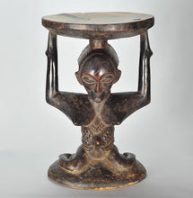 SOLD / SOLD! MC1331 Superb caryatid stool LUBA stool Congo DRC